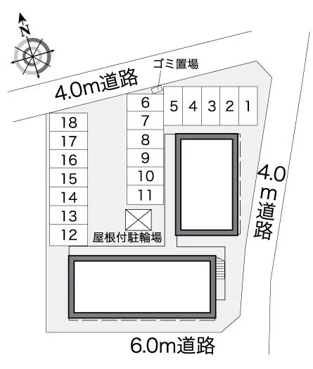 ★手数料０円★郡山市富田町　月極駐車場（LP）